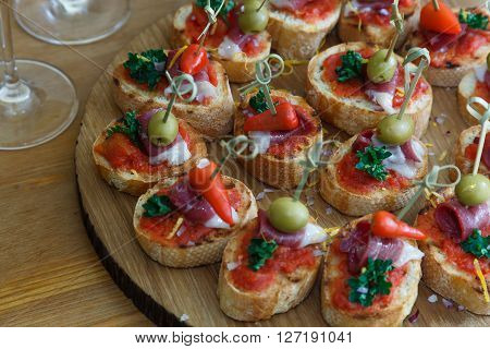 pintxos tapas spanish canapes party finger food