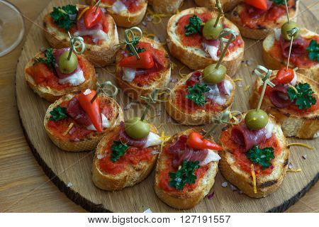 pintxos tapas spanish canapes party finger food