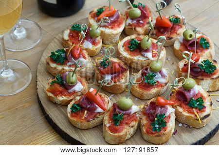 pintxos tapas spanish canapes party finger food