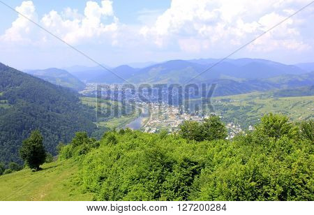 Nature. Picturesque Views Of The Carpathian Mountains In Ukraine