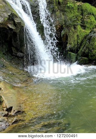 Nature. A Scenic View Of The Rivers And Lakes Of The Carpathian Mountains In Ukraine