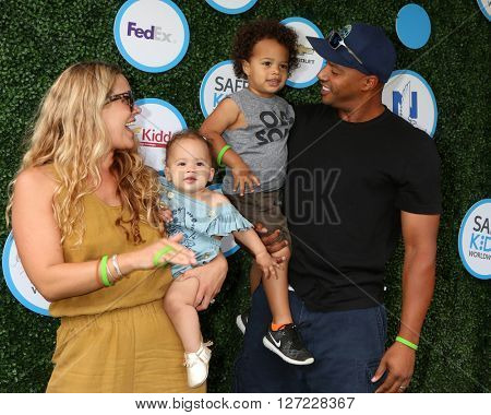 LOS ANGELES - APR 24:  CaCee Cobb, Wilder Frances Faison, Rocco Faison, Donald Faison at the Safe Kids Day at the Smashbox Studios on April 24, 2016 in Culver City, CA