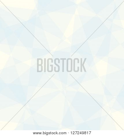 Blue polygon background. Triangle background. Vector Illustrtaion.