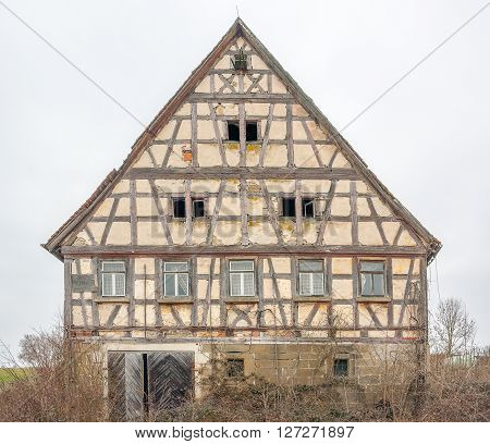 a rundown old farmhouse in Southern Germany