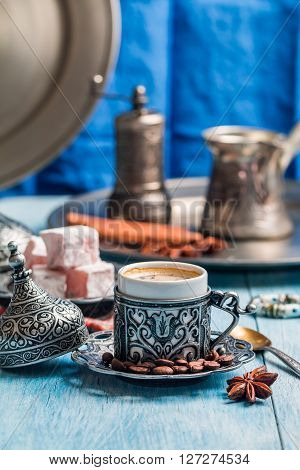 Turkish Coffee And Turkish Delight