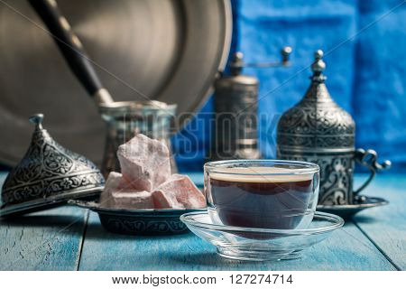 Turkish Coffee And Turkish Delight