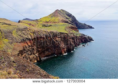 View of Sao Laurenco Peninsula in Madeira Portugal