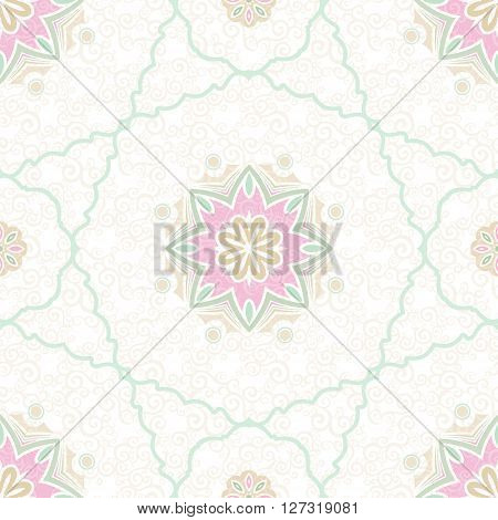 Vintage Element For Design In Eastern Style.
