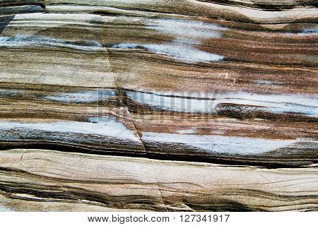 Surface of mineral - iron containing ore