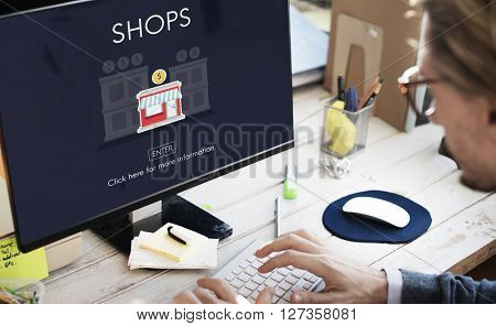 Stores Shops Business Opportunity Investment Concept