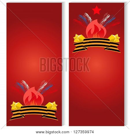 Russian Victory Day on 9 may Templates for flyers on may 9 the banner of the victory day over fascism