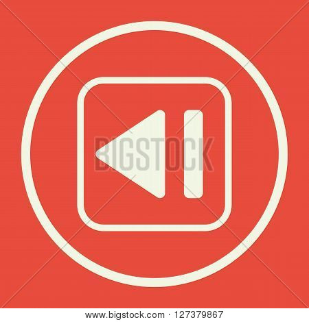 Music Backward Icon In Vector Format. Premium Quality Music Backward. Web Graphic Music Backward Sig