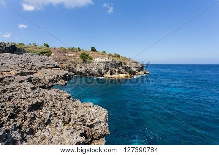Coastline At Nusa Penida Island