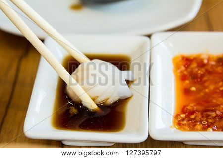Dimsum In The Steam Basket .