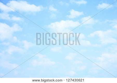 Light sky and clouds - background