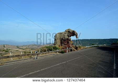 Elephant rock one of the symbols of Sardinia. Moving from Castelsardo direction Sedini you will meet the Elephant Rock a nice Domus de Janas shaped by the wind that took the form of an elephant.