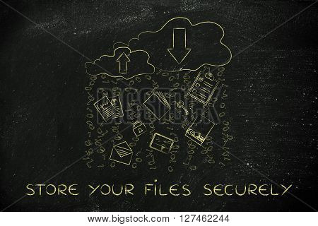 Store Your Files Securely, Cloud With Document & Code Rain