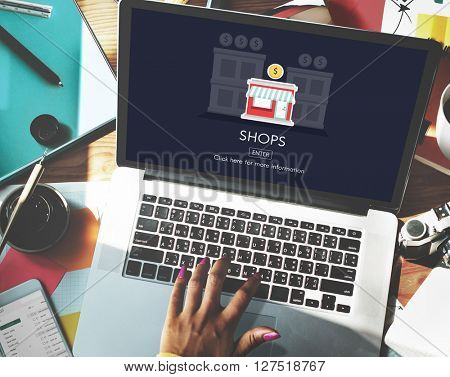 Stores Shops Business Opportunity Investment Concept