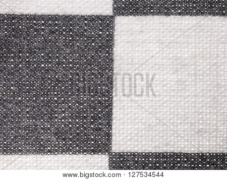 Textile Background - Plaid Cotton Fabric