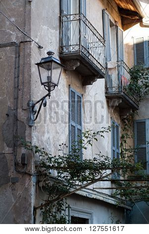 an old atmospheric house in northern Italy
