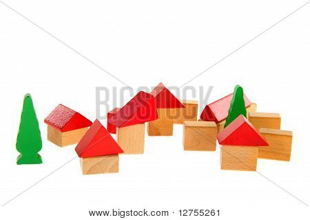 Wooden Toy Village
