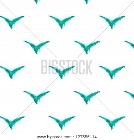 beautiful seamless pattern. watercolor abstract bird background