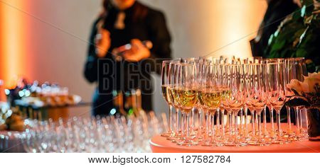 waiter with champagne