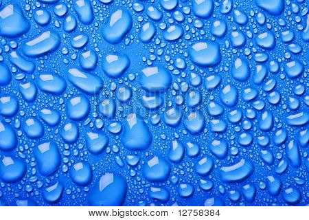 Közelről a víz csepp háttér