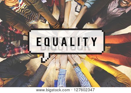 Equality Friends Team Community Fair Concept