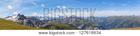 Panorama View Of Alps In Eastern Switzerland
