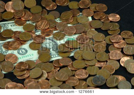 Centen in Dollars