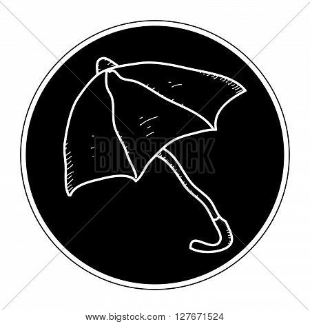 Simple Doodle Of An Umbrella