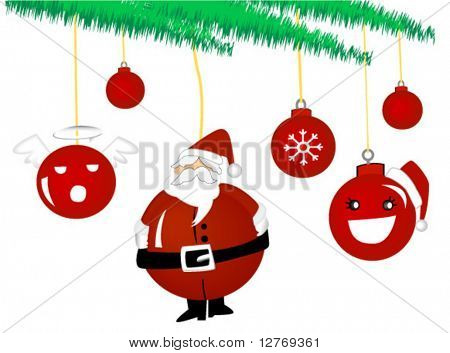 Jul baubbles - vektor