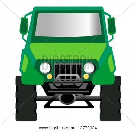 Büyük Jeep - vektör