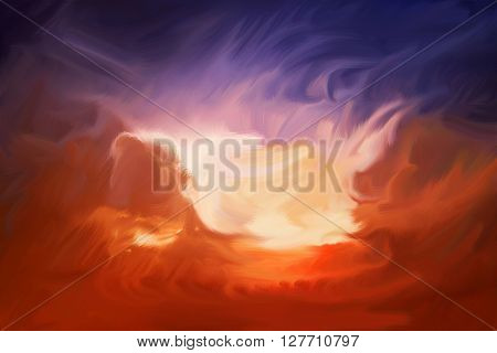 Abstract Digital Oil Paint Texture Backgrounds, Graphic
