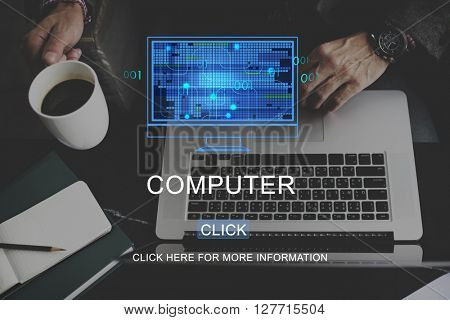 Computer Technology Computing Data Digital Concept