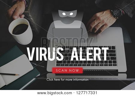 Scam Virus Spyware Malware Antivirus Concept