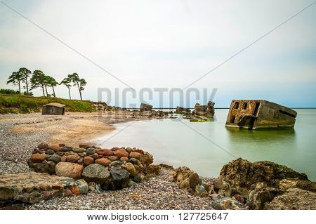 View On Abandoned Ussr Northern Fotress, Liepaja