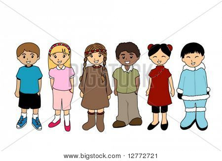 Niños - Vector