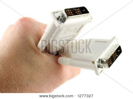 19 Pin D Computer kabel Held In de Hand 2