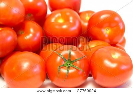 Many of these delicious vegetables on a white background.