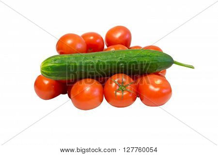 Many of these delicious vegetables on a white background.