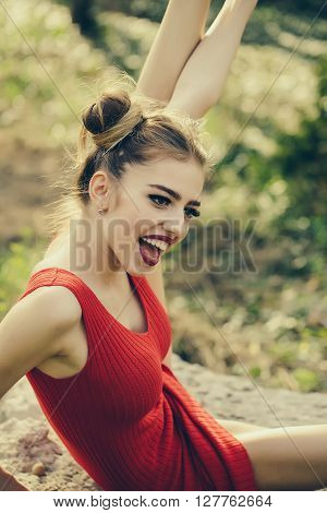 Sport Young Girl Outdoor