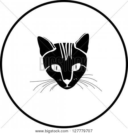 cat head symbol