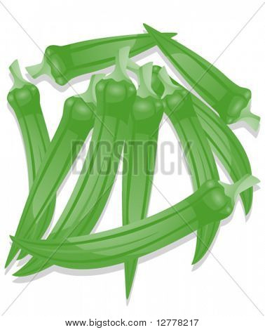 Okra - Vektor