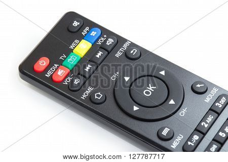 Closed up OK button on the smart plyer remote control