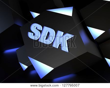 SDK - Software development kit - computer generated image 3D render