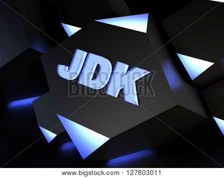 JDK - Java Development Kit - computer generated image 3D render
