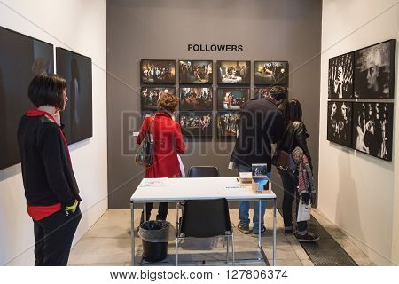 People Visiting Mia 2016 In Milan, Italy