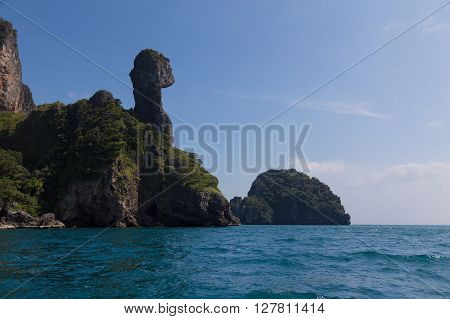 Chicken Island in Andaman sea south of Thailand